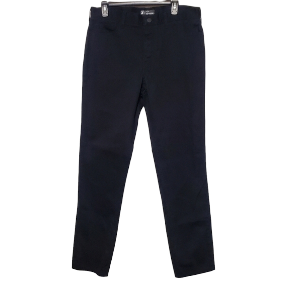 Hurley Jeans Mens Size 31 Black Straight Leg Button Pants